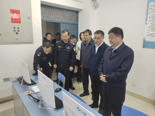 市政协主席、市委政法委书记钱界殊一行来世界杯官网调研反电诈工作